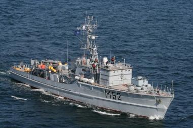 „Sūduvis“ dalyvauja išminavimo operacijoje Latvijoje