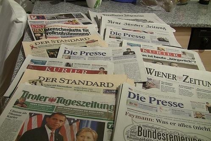 Austrijos spauda marga pranešimais apie Lietuvos reakciją į M.Golovatovo paleidimą