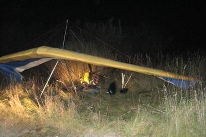 Kėdainių rajono Daumantų kaime nukrito skraidyklė