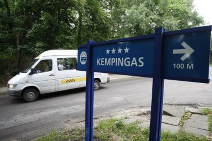Kempingas veiks be namelių