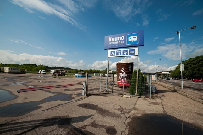 Kempingai dėl klientų           nesigrumia