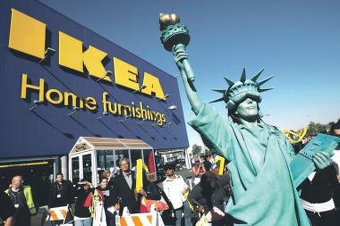 "Ikea" baldų – už šimtų kilometrų