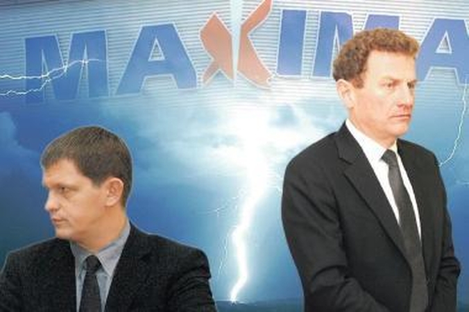 Mįslė: VP grupės prezidentas N.Numavičius (kairėje) pranešė, kad su VP grupės viceprezidentu Ž.Marcinkevičiumi suka skirtingais keliais, bet nutyli, dėl ko susipyko.