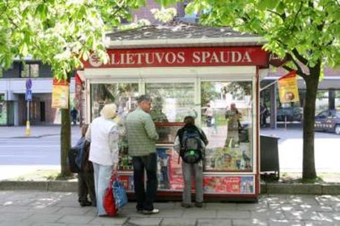 Spaudos kioskai Klaipėdoje kol kas be svaigalų