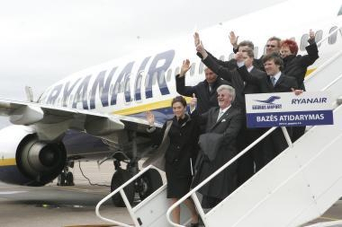 Lūkesčiai: L.Tamas tikisi, kad valstybė prisidės prie "Ryanair" reklamos strategijos.