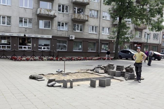 Mieste – spaudos kioskų      „migracija“