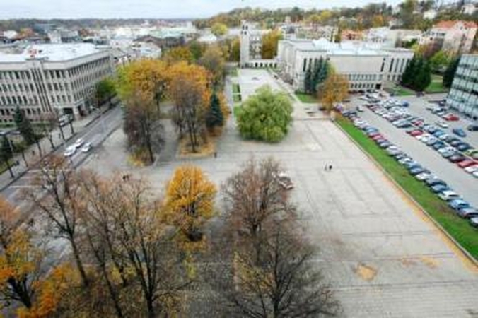 Investicija: garažo po Vienybės aikšte statyba turėtų kainuoti apie 70 mln. litų.