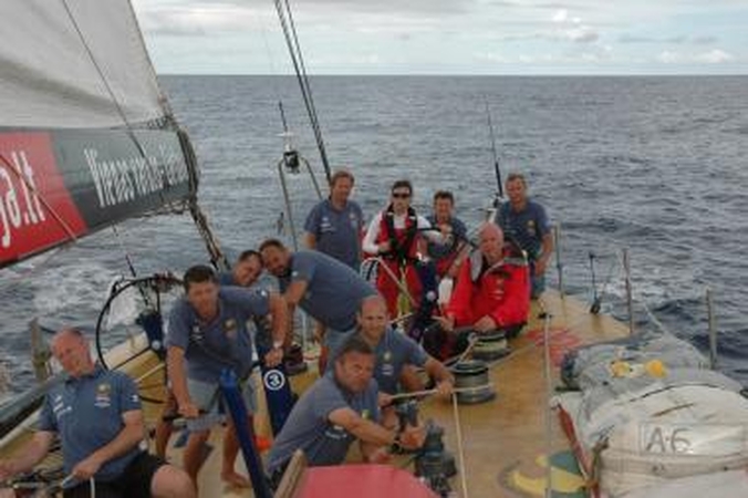 „Ambersail“ kovoja su Atlanto bangomis