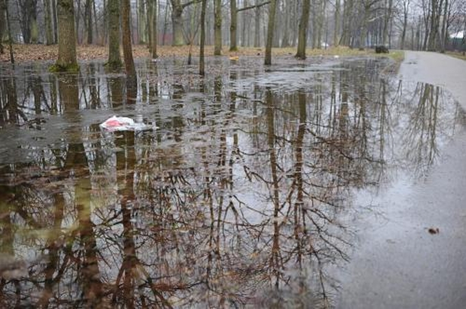 Parkų tvarkdariams pinigų nebeliko