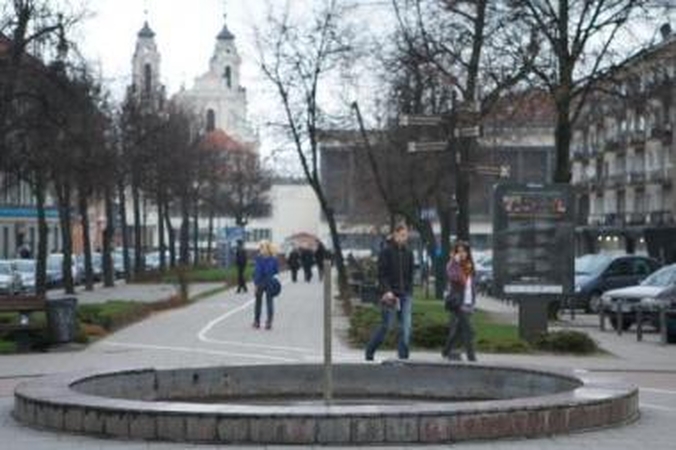 Sunkmetis palietė ir Vilniaus fontanus