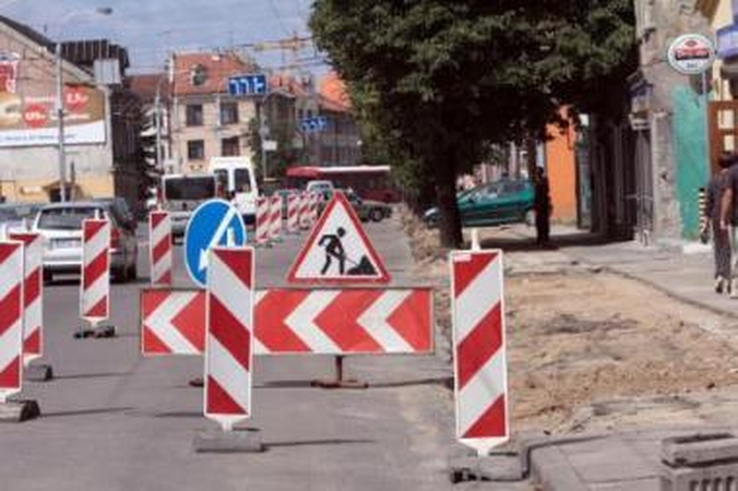 Tvarko: Šv.Gertrūdos gatvė nepraplatės, tačiau čia bus vienintelis šiemet atnaujintas šaligatvis mieste.