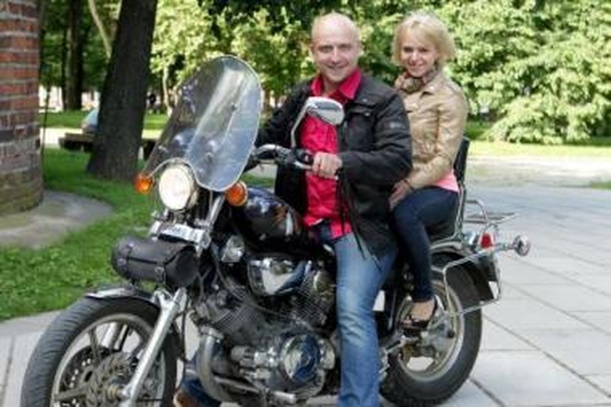 Adrenalinas: R.Šimukauskui motociklas suteikia laisvės pojūtį.