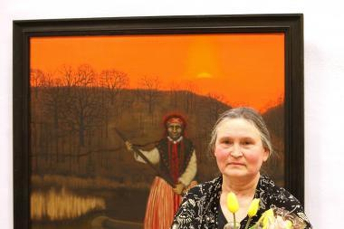 Švytintys E.Kniūkštaitės angelai, šventieji ir gyvieji