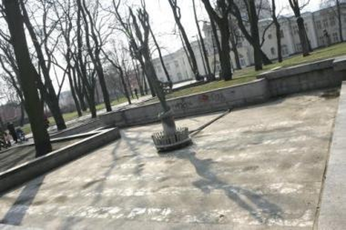 Pagrindinis: vienas pirmųjų bus įjungtas fontanas Laisvės alėjoje.