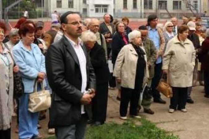 Ženklas: ši žydų krauju pažymėta vieta vadinama holokausto pradžia Kaune.