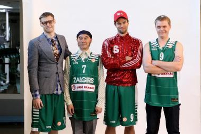 "Žalgirio" fotosesija: kaip M.Kalnietis tapo Saulėnu