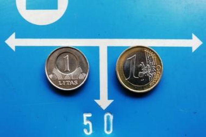 Atotrūkis: finansų specialistai įspėja, kad prireiks dar mažiausiai metų, kol paskolų litais palūkanos priartės prie euro palūkanų.
