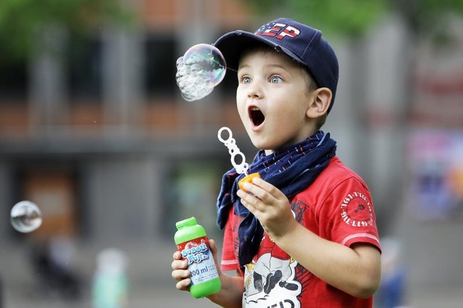 Lukiškių aikštę gaivins muilo burbulais 