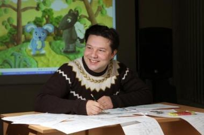 Sugyvina: V.Berežokas įsitikinęs, kad, skirtingai nei kompiuteriui, plastilinui ir popieriaus lapui animatoriai perteikia savo sielą.