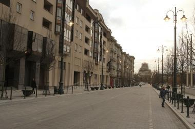 Gedimino prospektas vėl gražus