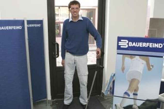 Ligonis: ištikus traumai gydytojas V.Kaikaris patyrė savo pacientams taikytų gydymo metodų efektyvumą.