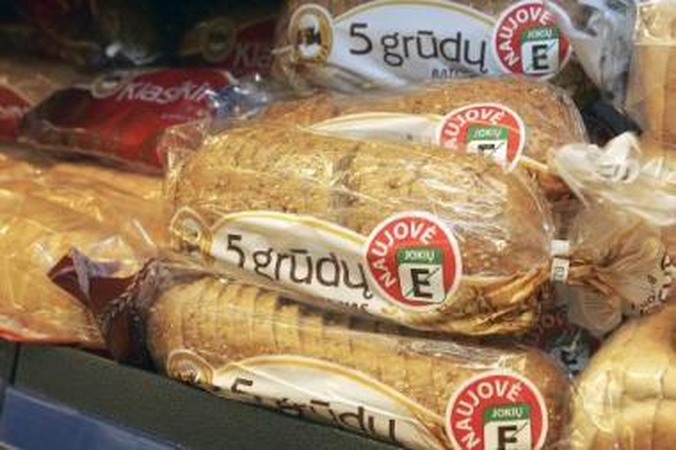 Etiketėje E nėra, o produkte?