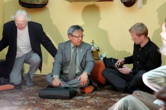 Susitikimas: Dalai Lamos atstovas Šiaurės Europai, Lenkijai ir Baltijos šalims T.Samdupas džiaugiasi kiekvienu susidomėjusiuoju jo šalimi.