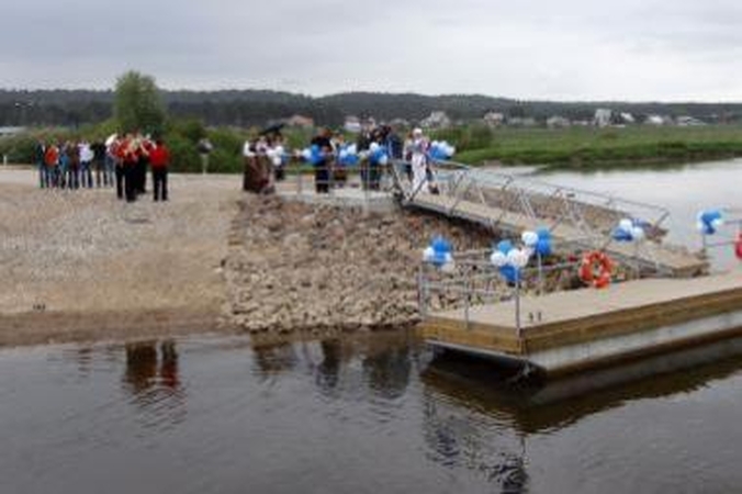 Galimybės: nauja prieplauka į Kulautuvą atvėrė vandens kelius.