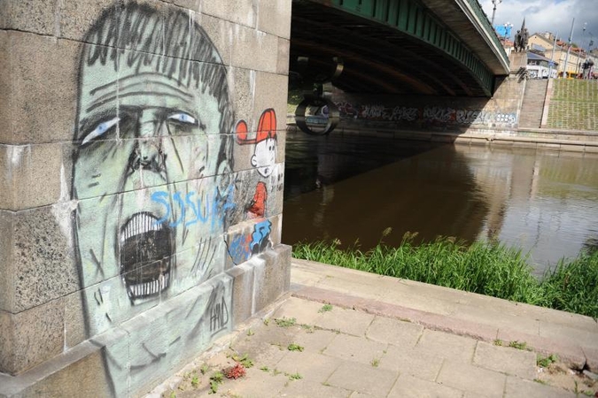 Nusivalyti grafičių negali nei savivaldybė, nei pastatų savininkai