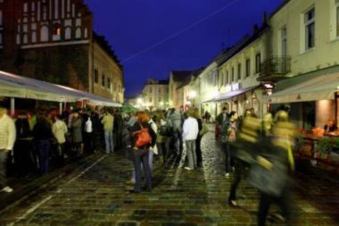 Ryžtas: studentai įsitikinę, kad Senamiestis atgis, jei jame gyvenimas nenutrūks ir tamsiu paros metu – ir ne vien per tokius renginius kaip "Kauno naktys".