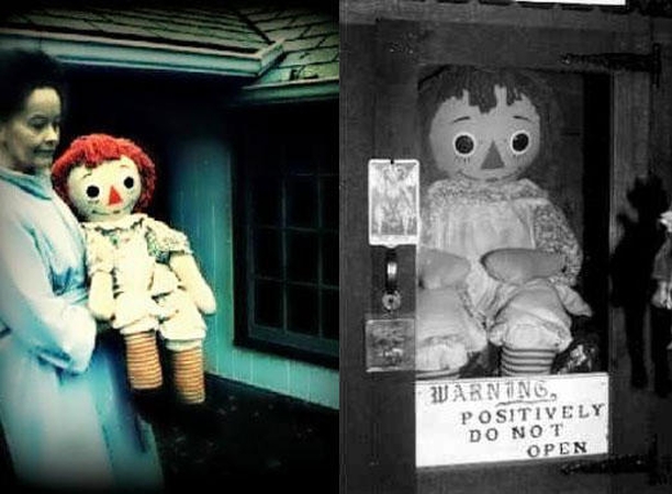 Siaubo filme „Išvarymas“ rodoma lėlė Annabelle – vienas kraupiausių žaislų istorijoje