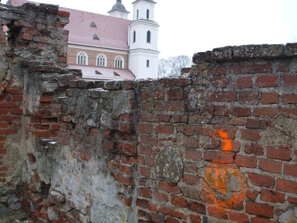 Nustatyti paaugliai, išteplioję Tytuvėnų vienuolyno tvorą