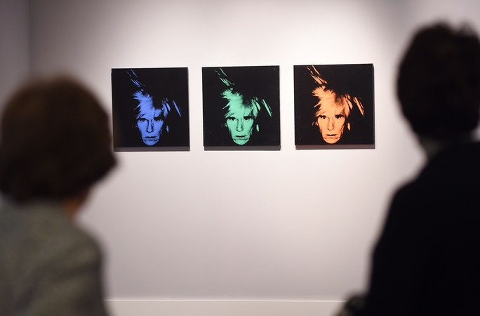 A. Warhol „Šeši autoportretai“ (Six Self Portraits)